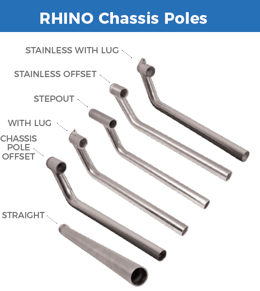 RHINO chassis pole options