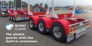 RHINO - the plastic guards with built in sunscreen