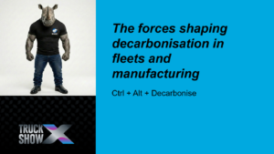 RHINO presenting at Truck Show X 2026 - The Forces Shaping Decarbonisation in Fleets and Manufacturing