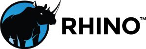 rhino logo TM landscape col